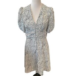 Primark W/B Dalmatian Print Dress